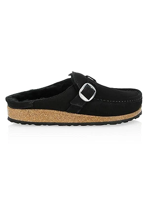 Buckley Shearling-Lined Suede Clogs