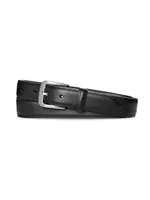 2-Piece Leather Belt Gift Set