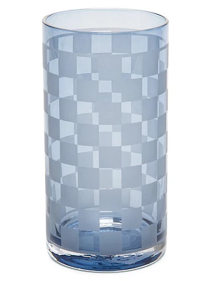 Dashing Check Glasses - Set of 4
