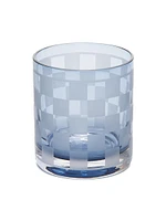 Dashing Check Glasses - Set of 4