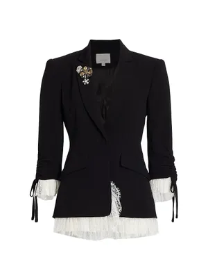 Roxie Crepe Blazer