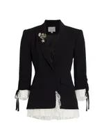 Roxie Crepe Blazer