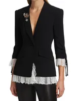 Roxie Crepe Blazer