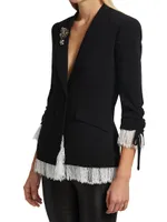 Roxie Crepe Blazer