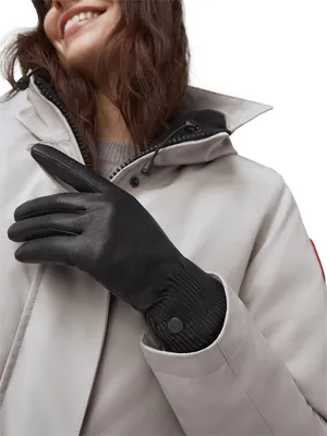 Leather Rib Gloves