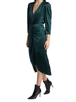 Beck Stretch-Silk Dress