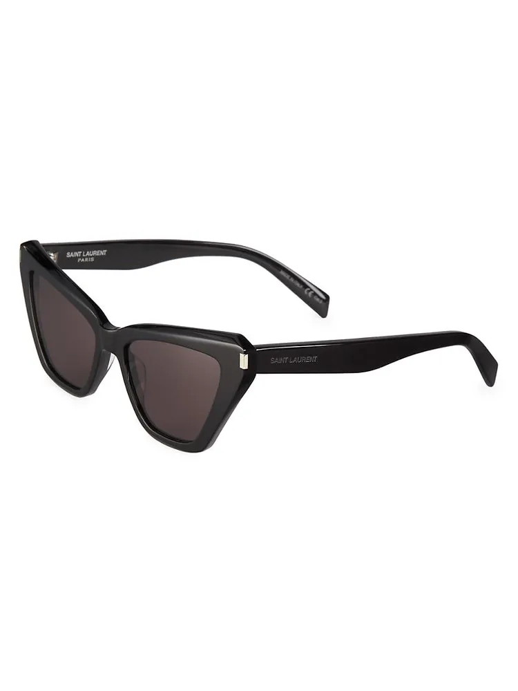 Corner Angle 54MM Cat Eye Sunglasses