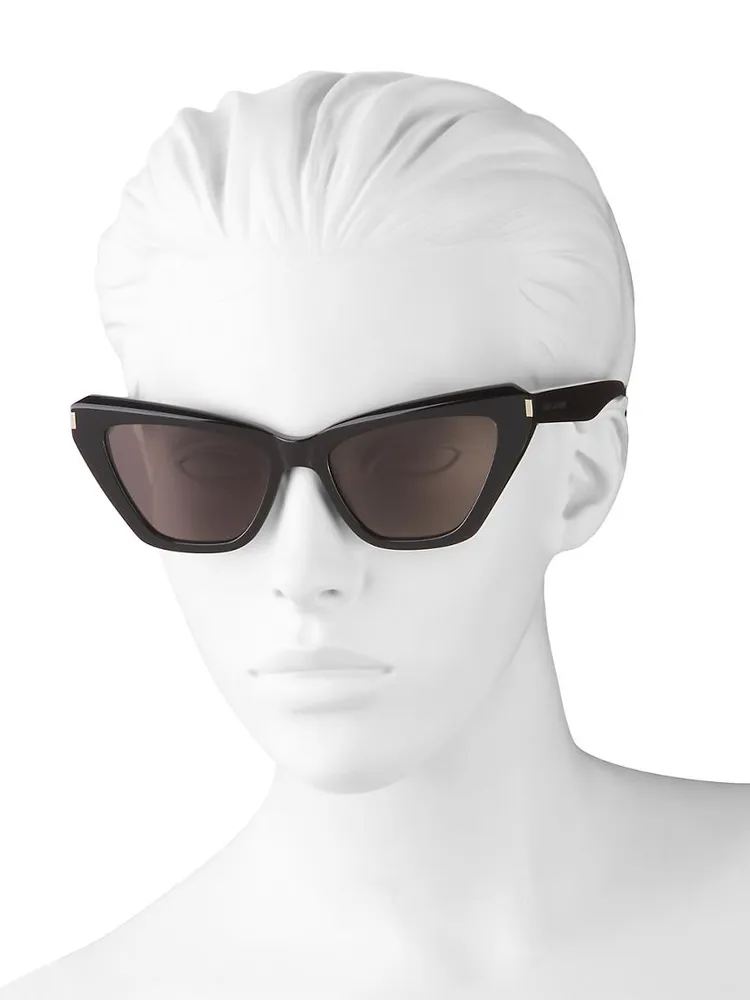 Corner Angle 54MM Cat Eye Sunglasses