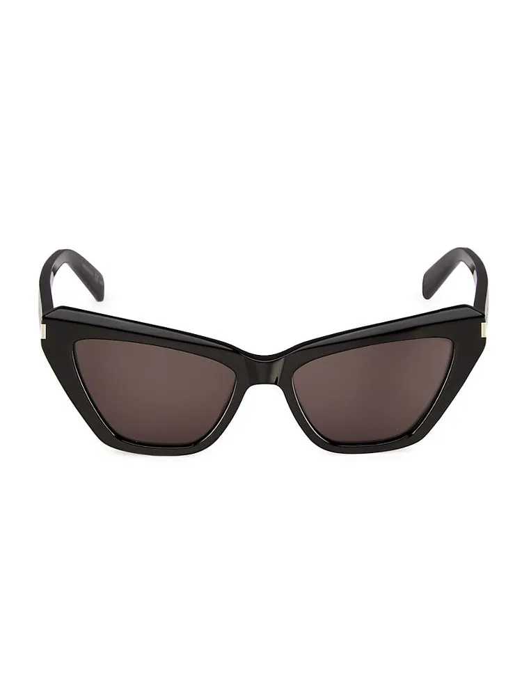 Corner Angle 54MM Cat Eye Sunglasses