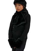 Baby's 3-Piece Abby Faux Fur Bundle Set