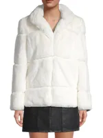 Skylar Paneled Faux Fur Jacket