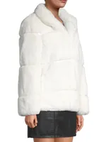 Skylar Paneled Faux Fur Jacket