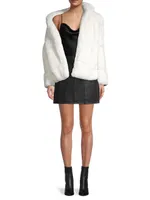 Skylar Paneled Faux Fur Jacket