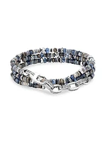 Chain Classic Silver Beaded Transformable Bracelet