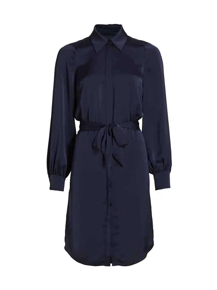 Ayla Tie-Front Shirtdress