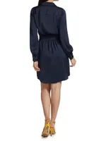 Ayla Tie-Front Shirtdress