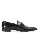 Heron Smooth Calf Leather Loafers