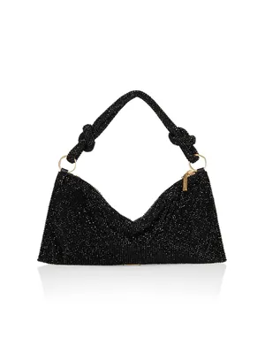 Nano Hera Rhinestone Mesh Shoulder Bag