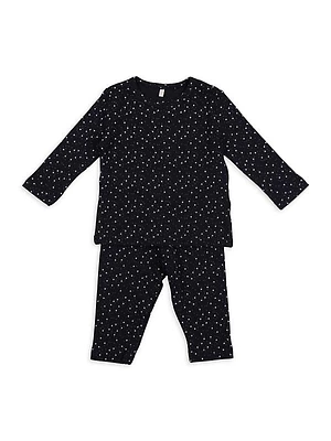 Baby's, Little Girl's & Girl's 2-Piece Star Print Pajama Set