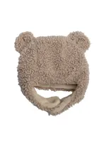 Baby's 2-Piece Teddy Hat & Mittens Gift Set