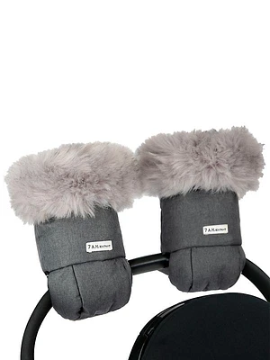 Warmmuffs® Plush Tundra Attachable Stroller Gloves