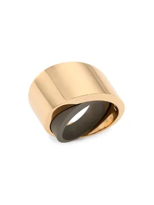 Tourbillon 18K Rose Gold & Titanium Ring