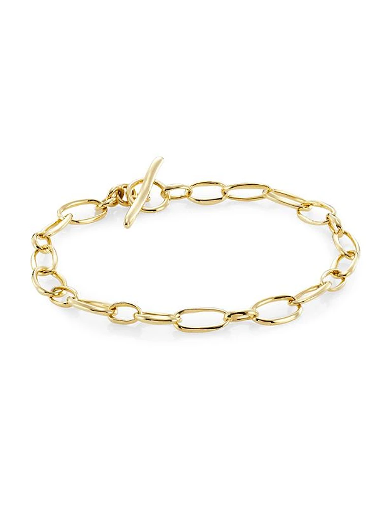 Classico 18K Gold Scultura Tiny Link Bracelet