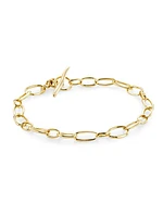 Classico 18K Gold Scultura Tiny Link Bracelet