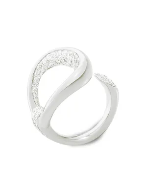 Fantina 18K White Gold & Diamond Ring