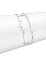 Luminant 18K White Gold & Diamond Openwork Bracelet