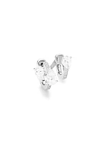 Serti Sur Vide 18K White Gold & 0.70 TCW Diamond Ear Cuff - Left Or Right