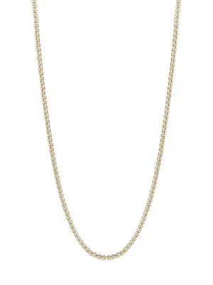 Solid 14K Gold Round Box Chain