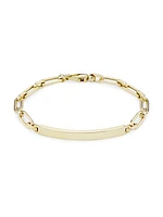 14K Yellow Gold ID Bracelet
