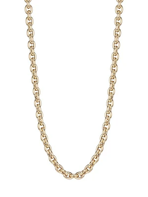 14K Gold Rolo Necklace