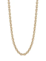 14K Gold Rolo Necklace