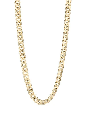 14K Gold Cuban Chain Necklace