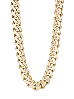 14K Yellow Gold Miami Cuban Chain Necklace