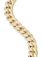 14K Yellow Gold Cuban Chain Bracelet