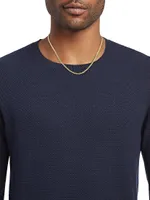 Solid 14K Gold Cuban Chain Necklace