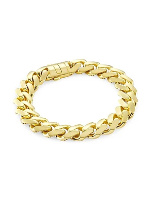 14K Gold Miami Cuban Chain Bracelet