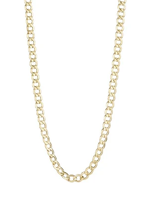 14K Gold Curb Chain Necklace