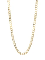 14K Gold Curb Chain Necklace