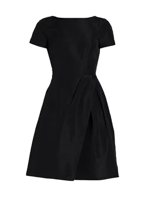 Icon Silk Faille Cocktail Dress