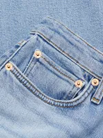 High-Rise Straight-Fit Jeans