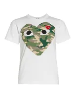 Large Camouflage Heart Tee