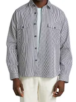 COLLECTION Railroad Stripe Overshirt