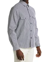 COLLECTION Railroad Stripe Overshirt