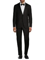 COLLECTION Satin Shawl Collar Wool Tuxedo