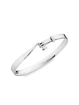 Torun Sterling Silver & Diamond Bangle