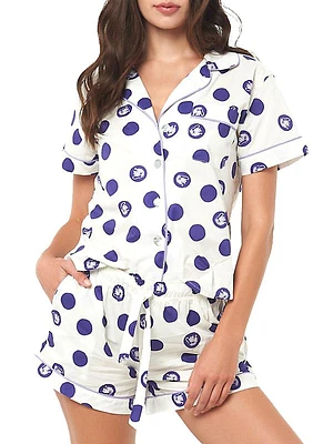 2-Piece Nina Tiger Dots Pajama Set